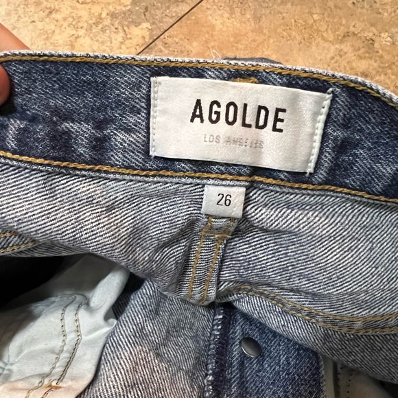Agolde Parker Vintage Cut Off Jean Short - Picture 5 of 5
